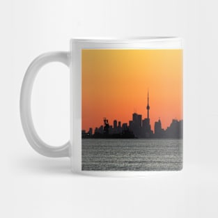 Toronto skyline at dawn Mug